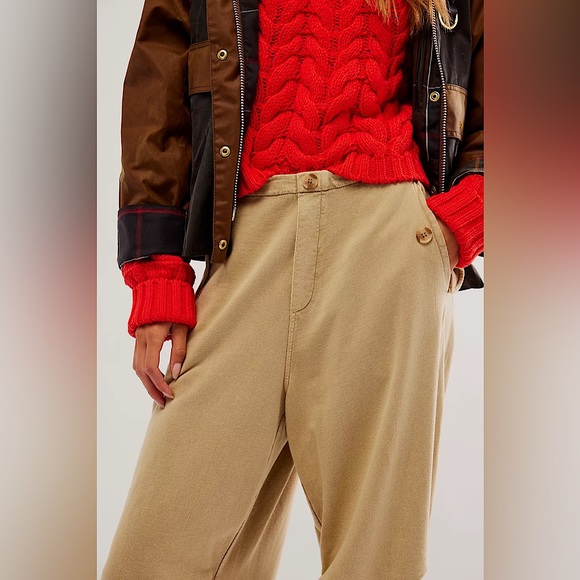 NEW Free People FP One Arlet Parachute Pants In Bay Bottom - Picture 3 of 14